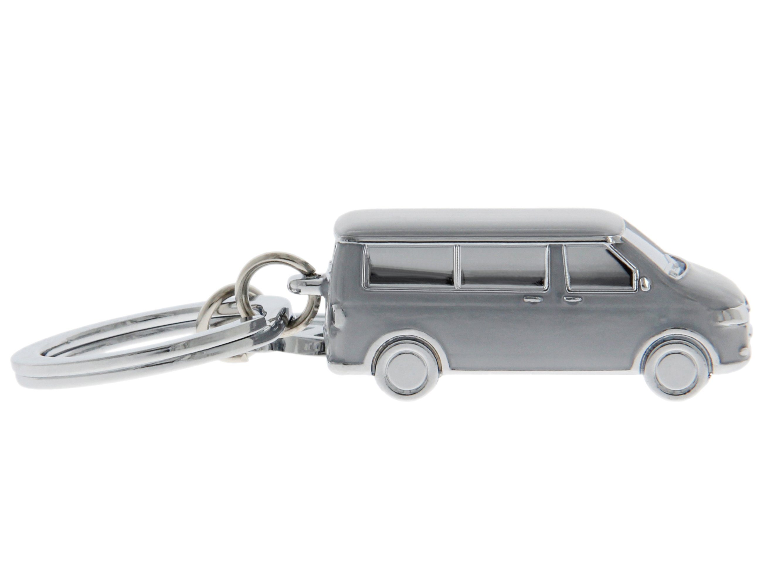 VW Collection by Bulli Design Volkswagen im grauen Bus BRISA Accessoire Schlüsselring, Schlüsselbund, Schlüsselanhänger T5