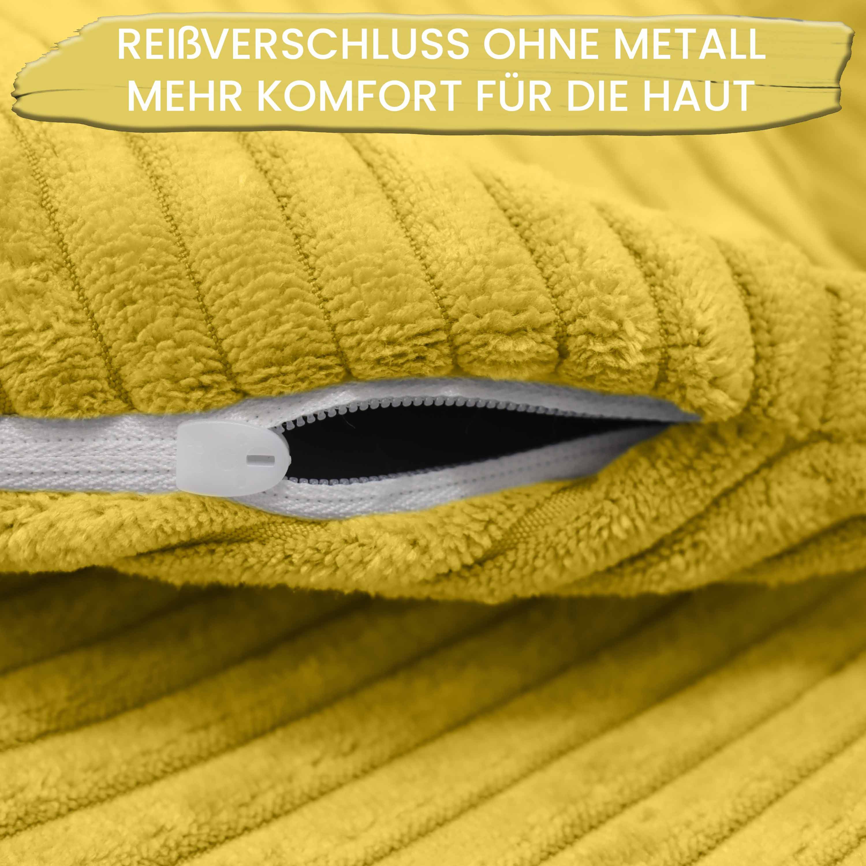 Amilian Kissenbezüge 2er Set Kissenhüllen - Sofakissenbezug & Couchkissenbezug, (2 Stück), 40x40 cm, Kissenhülle für Kissen, Dekokissen, Zierkissen, Sofakissen – Bild 2 von 5