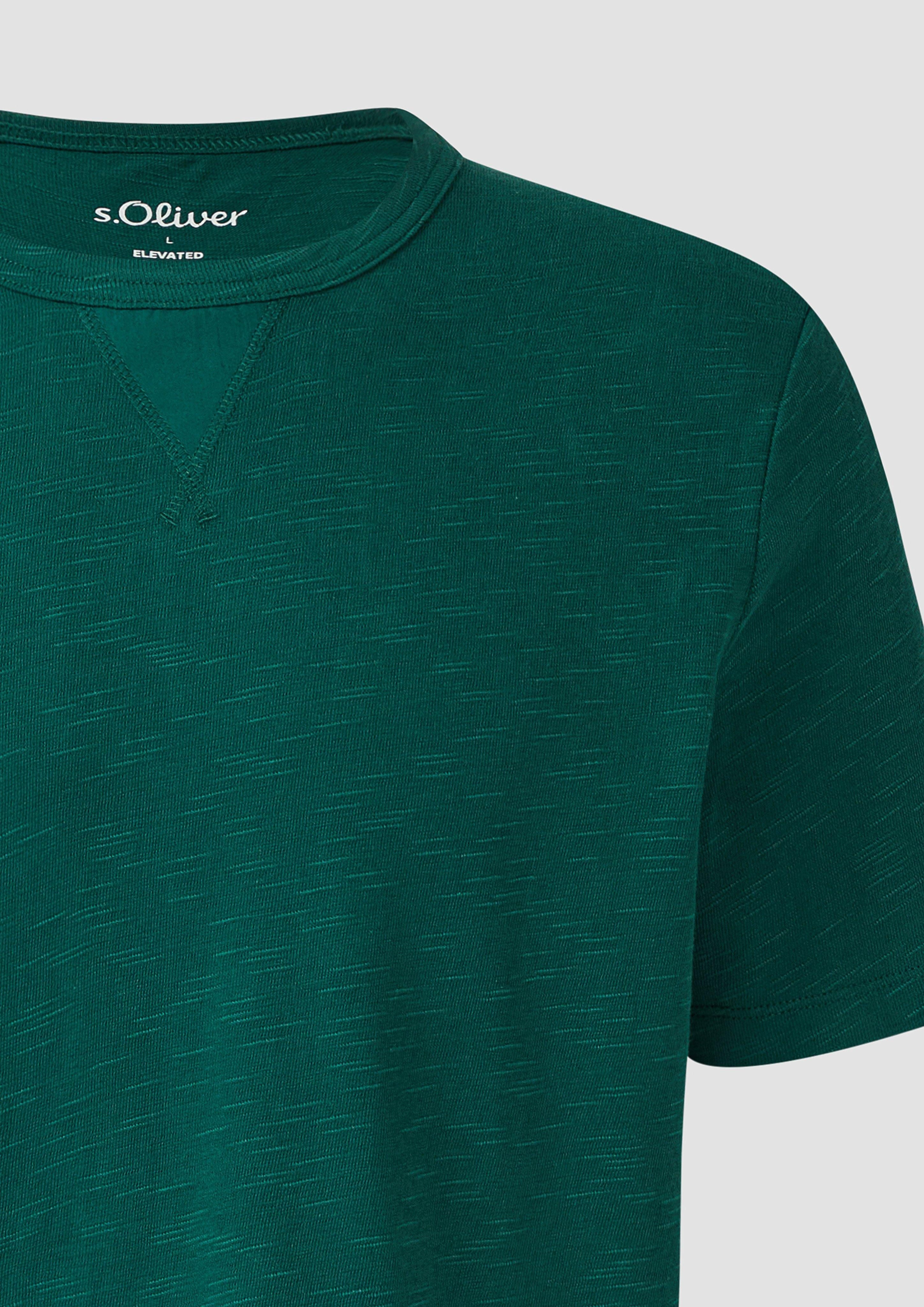 s.Oliver Kurzarmshirt T-Shirt aus Heavy Jersey günstig online kaufen