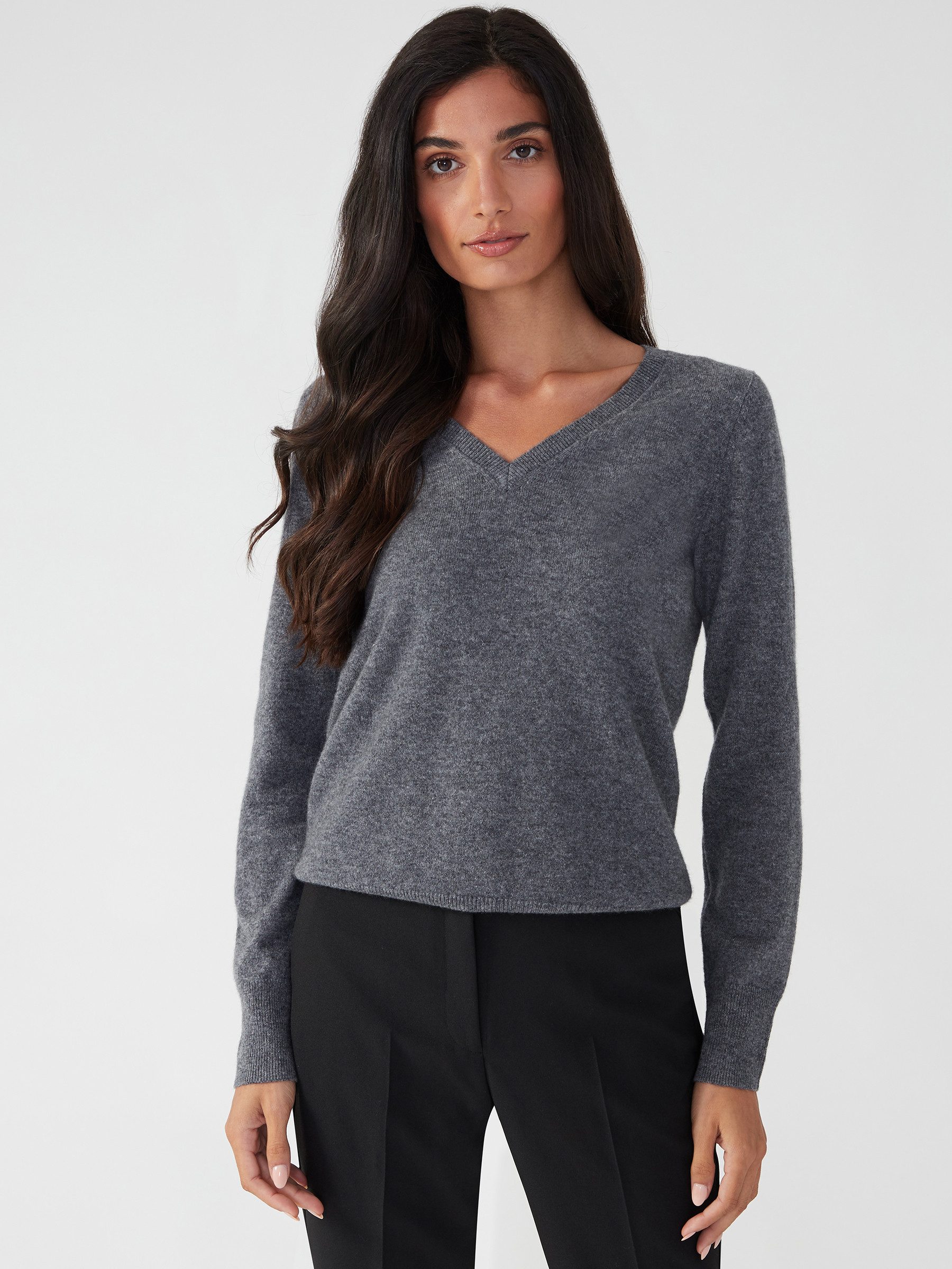 Style & Republic Kaschmirpullover Kaschmirpullover V-Neck