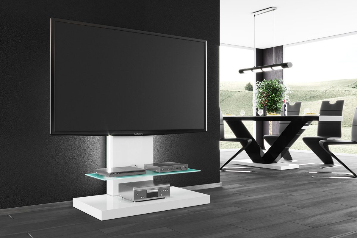 designimpex TV-Rack TV Schrank HN-444 Hochglanz günstig online kaufen