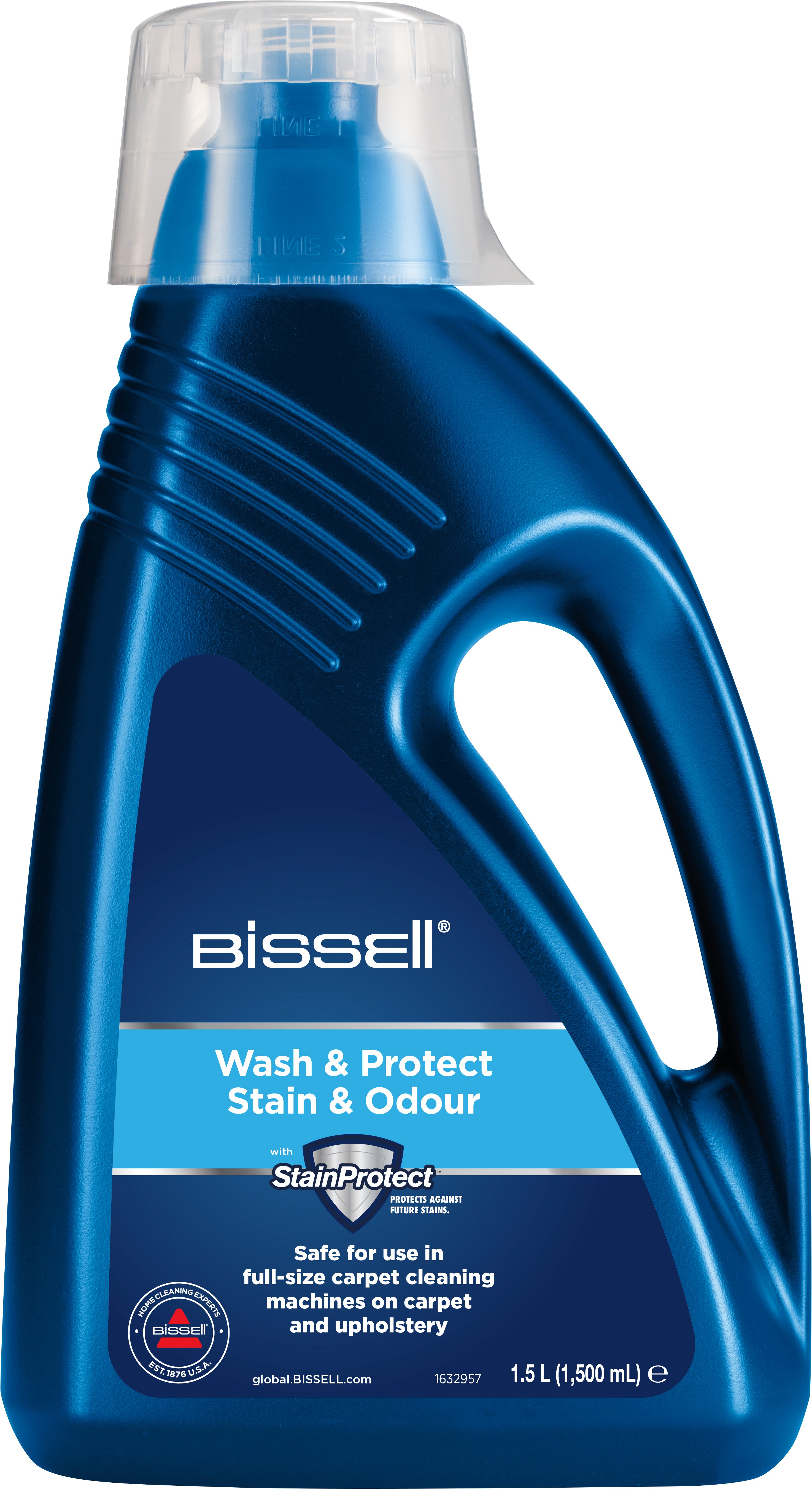 Bissell Wash & Protect Fussbodenreiniger (1-St. 1,5L Reinigungsmittel Fleckenreiniger)