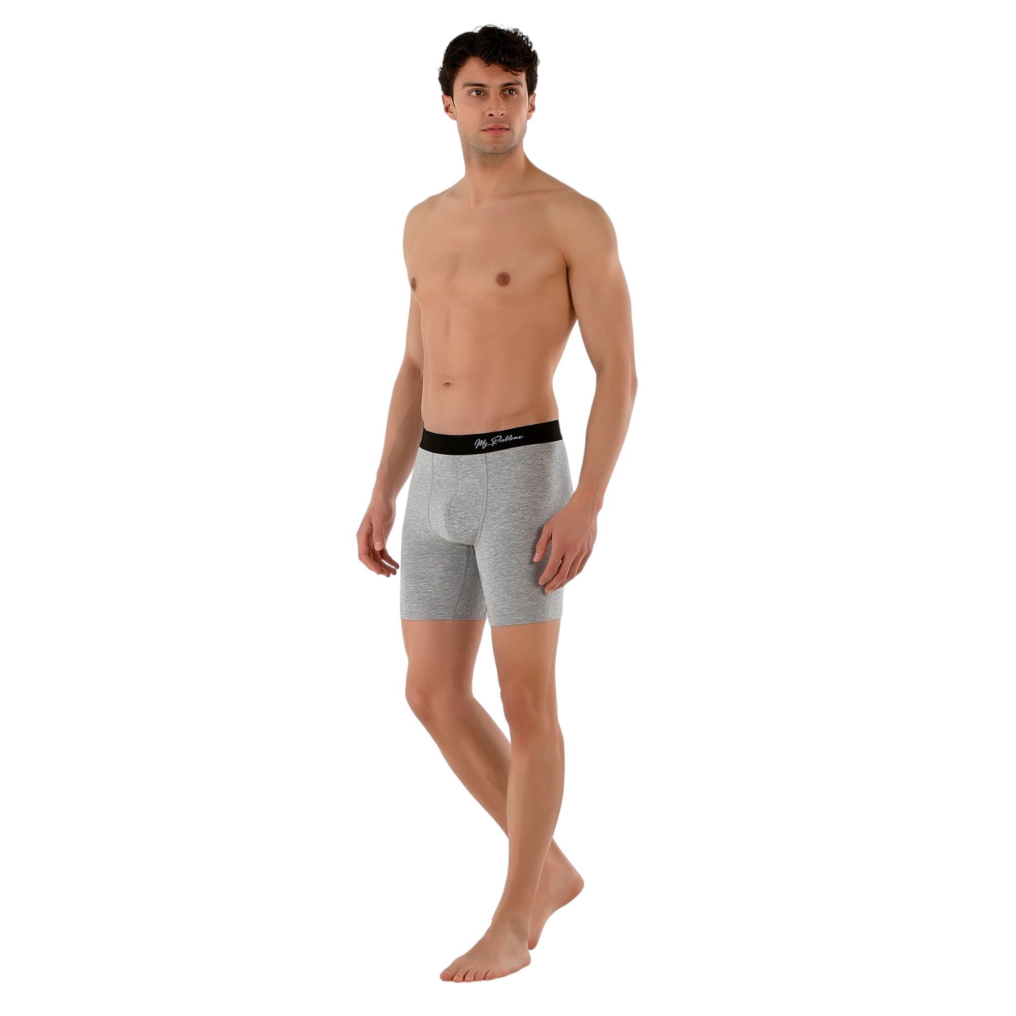 Myproblems Boxershorts Lange Boxershorts im 3er Pack – Lange Unterhosen aus Baumwolle Lange Boxershorts – Bild 4 von 5