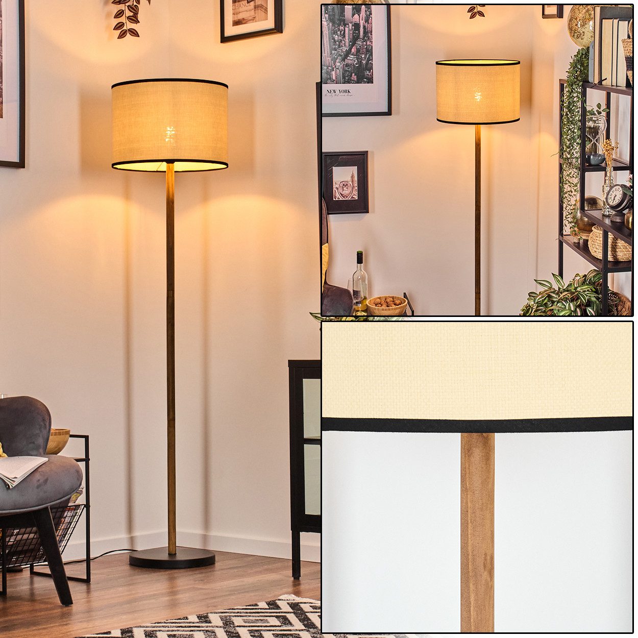 Stehlampe Stehlampe im skandinavischen Design