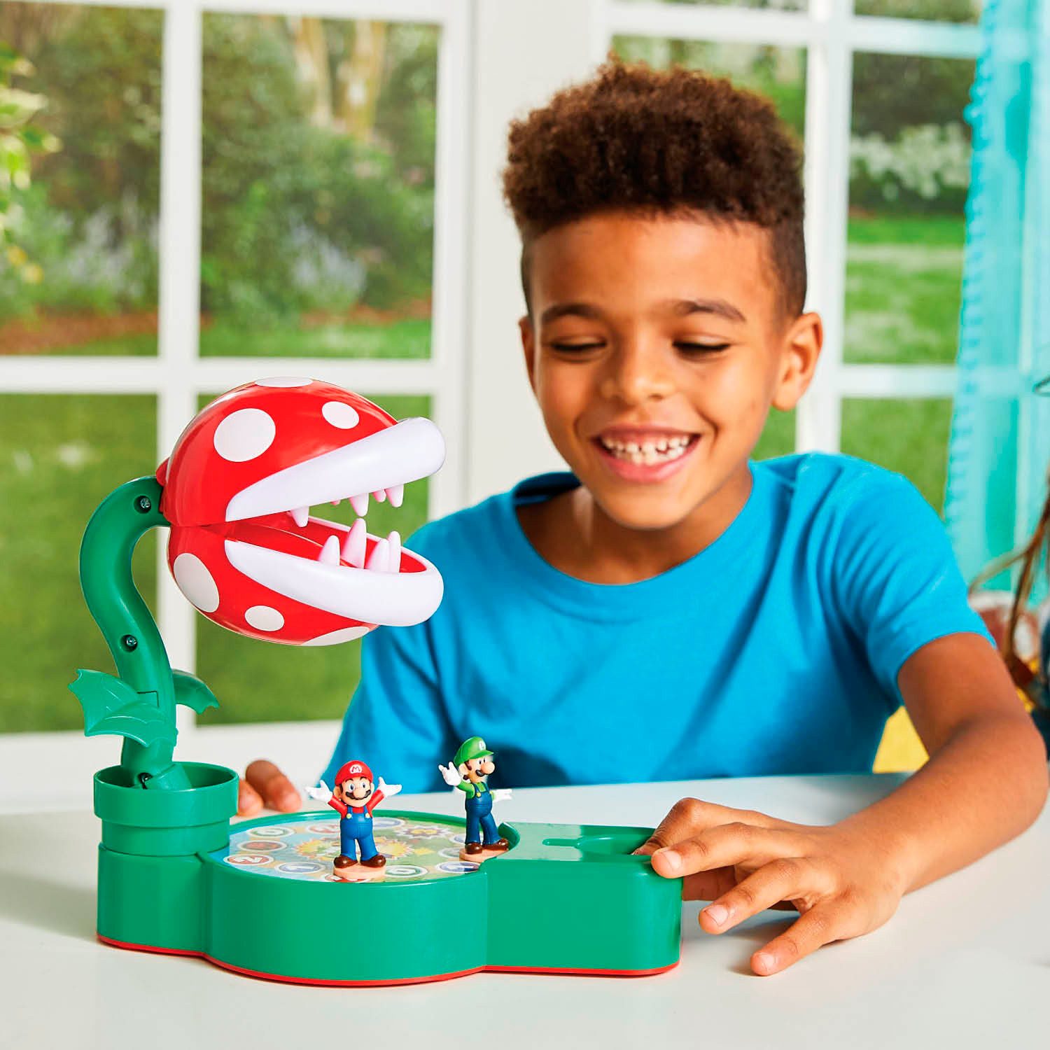 EPOCH Games Spiel Super Mario™ Piranha Plant Escape, Familienspiel