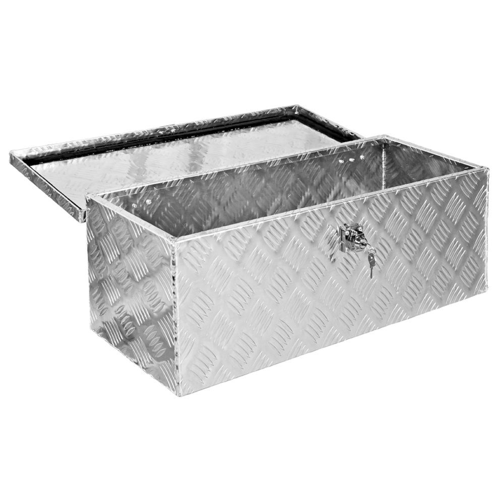 Trucky Anhänger-Deichselbox Truckbox Box Werkzeugkiste Anhängerbox Deichselbox Aluminium D050