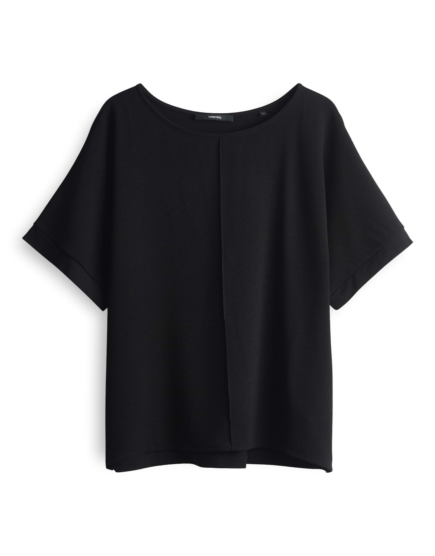 someday Kurzarmshirt KALESIA Regulart im Materialmix günstig online kaufen