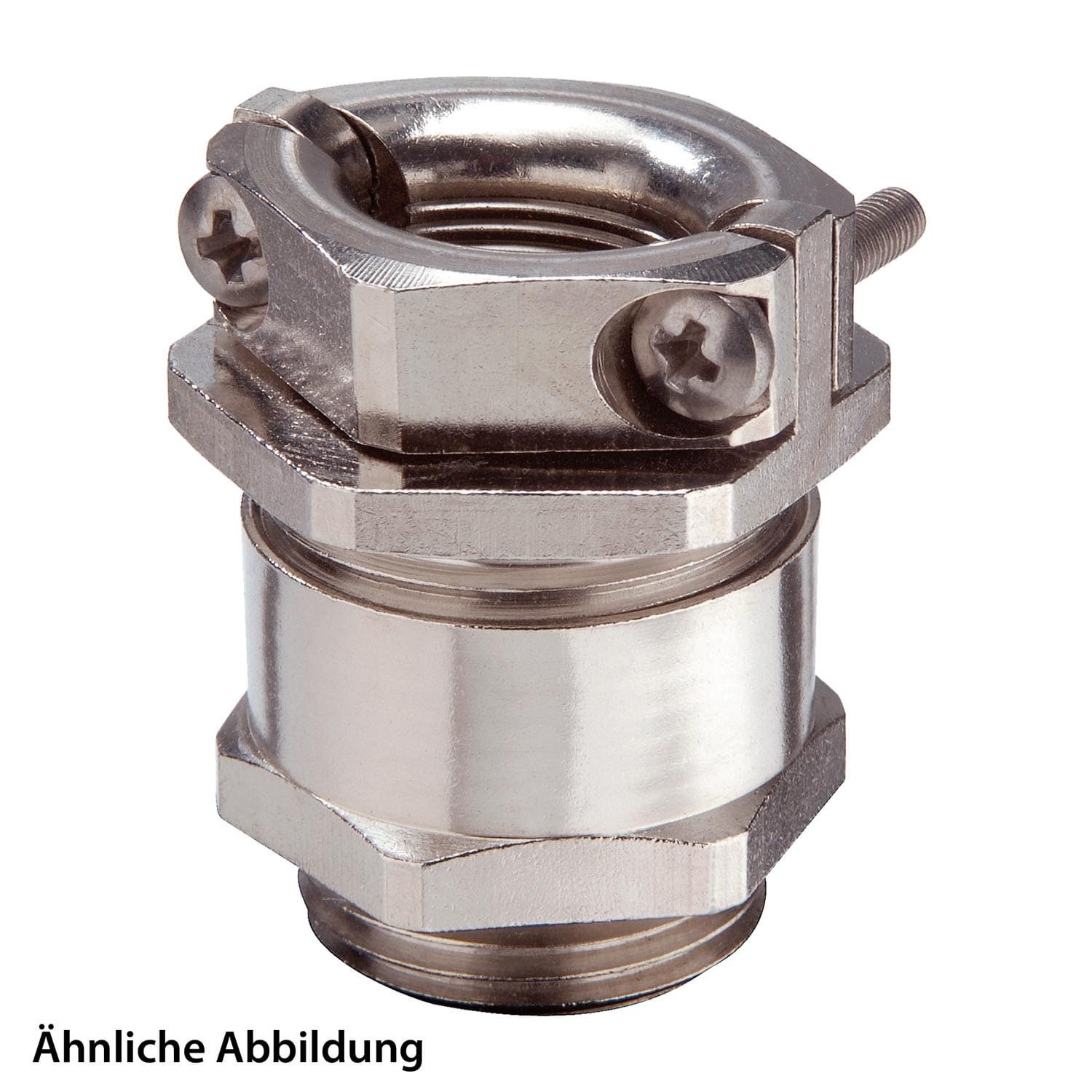 WISKA Schlauchverschraubung Titel:DIN-Verschraubung mit Doppelbügel Zugentlastung M16x1,5 Messing