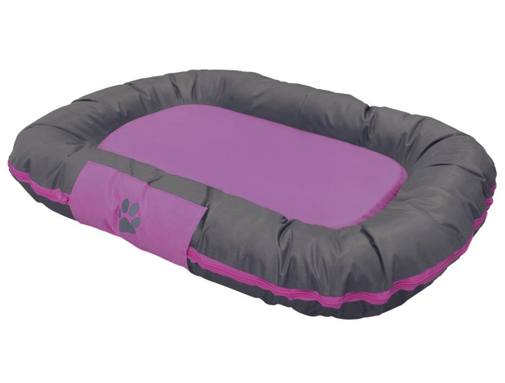 Nobby Tierbett Kissen oval "RENO", Wasser- und Schmutzabweisend