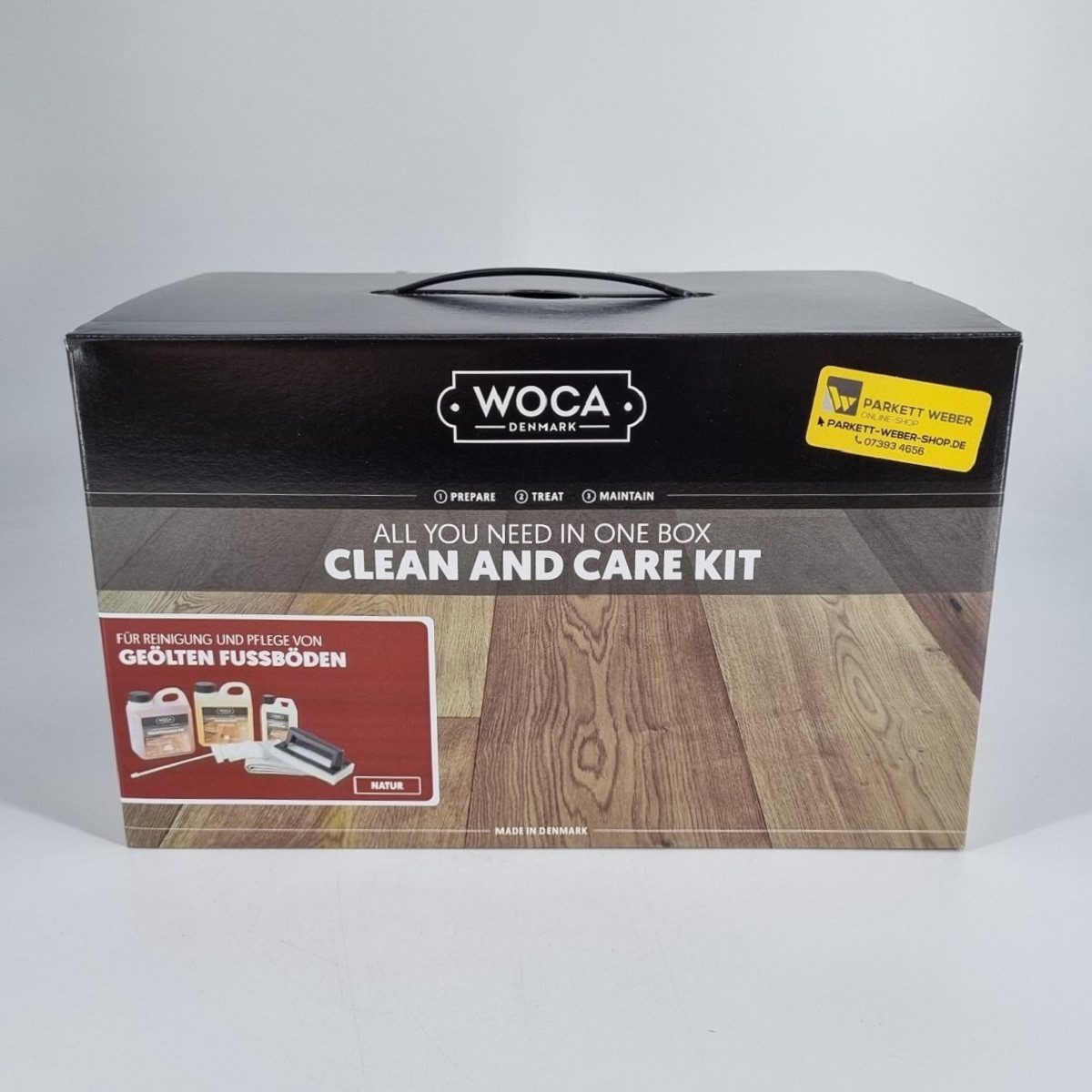 WOCA Woca Pflegebox für geölte Oberflächen - Natur Parkettreiniger