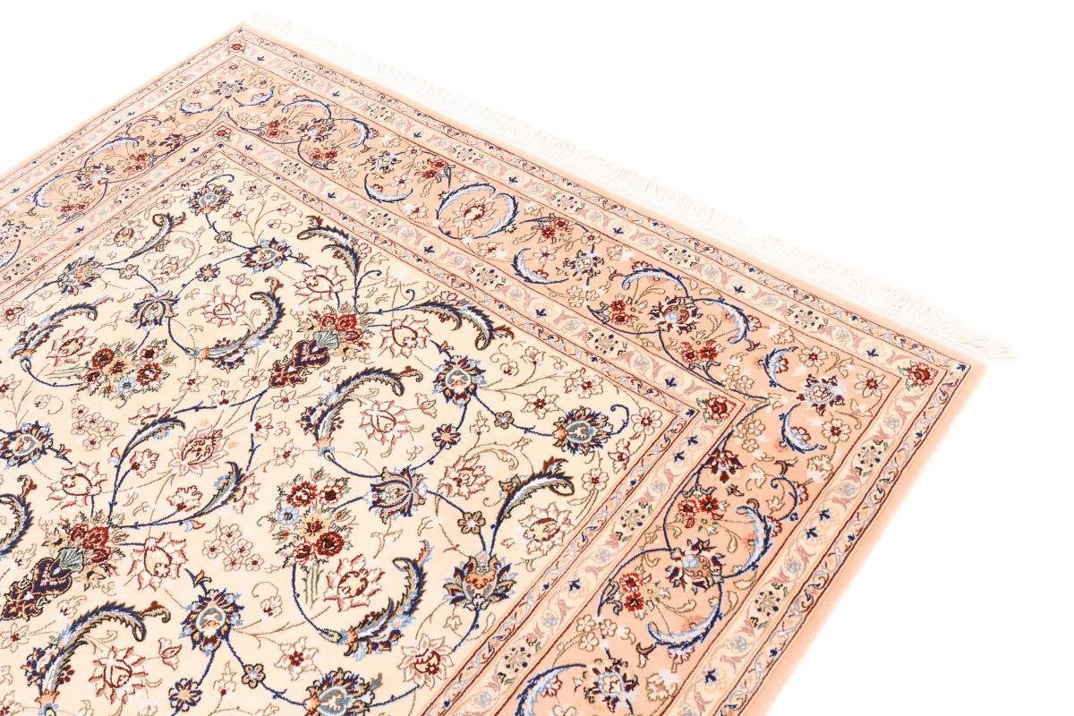 Nain Orientteppich Orientteppich, Höhe: Trading, Handgeknüpfter 6 rechteckig, 157x237 Seidenkette Isfahan mm