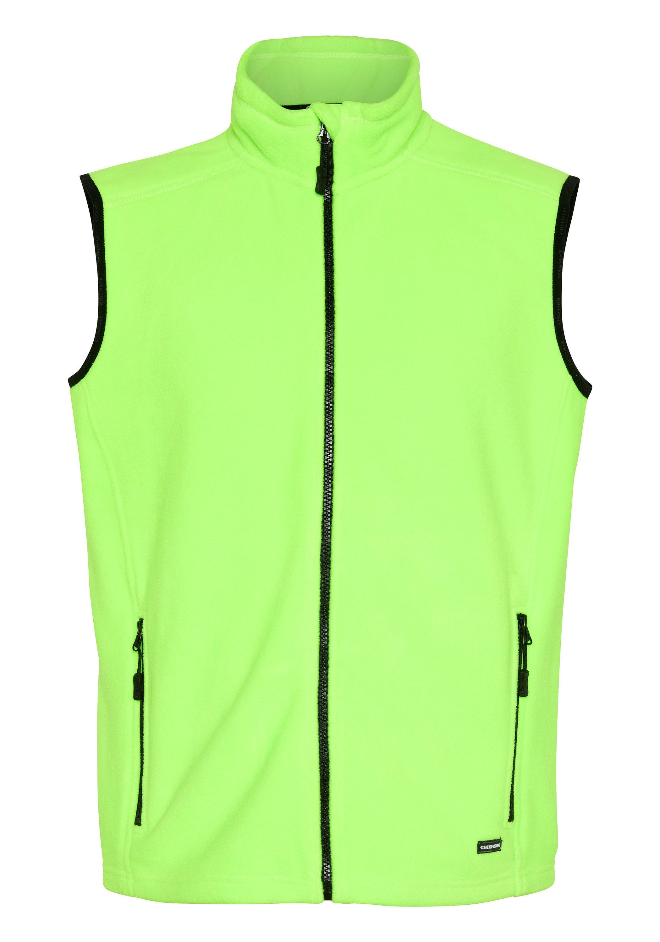 Chiemsee Fleeceweste Fleece-Weste mit Label-Motiv hinten günstig online kaufen