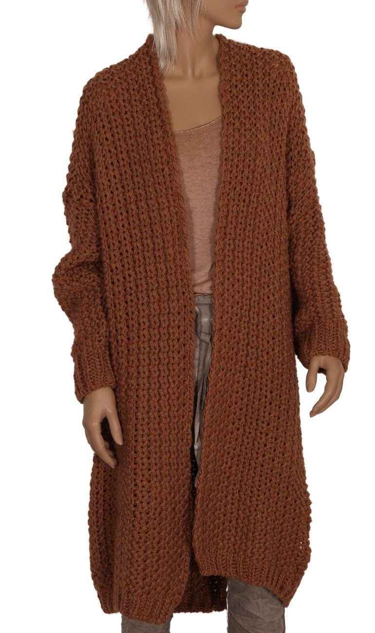 Charis Moda Strickmantel Ivania Maxi Cardigan Oversized Look