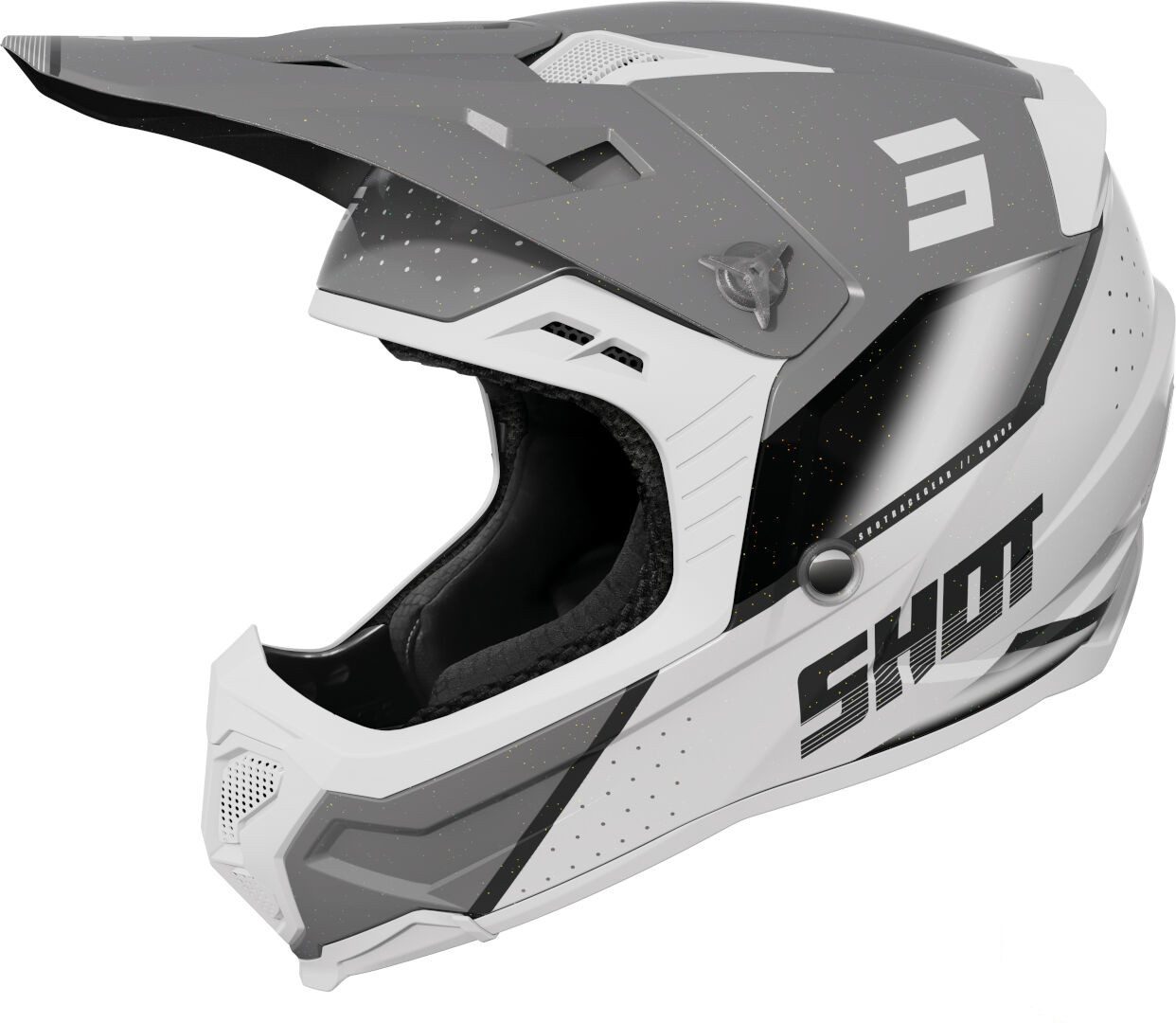 Shot Motocrosshelm Core Honor Motocross Helm, Notfallsystem-polsterung (eqrs)