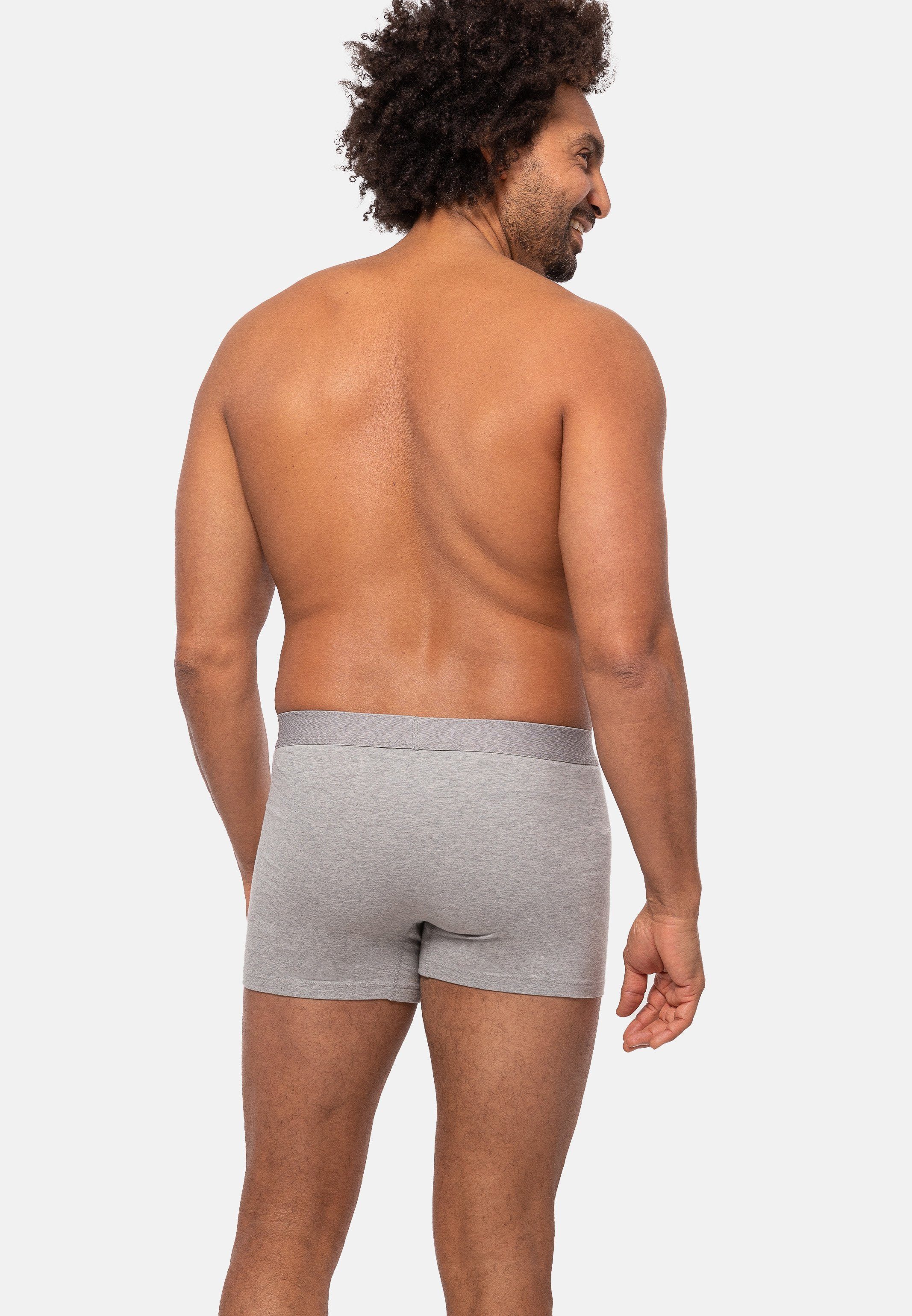 Almonu Retro Boxer 6er Pack Cotton - Melange (Spar-Set, 6-St) Retro Short / Pant - Baumwolle - ohne Eingriff