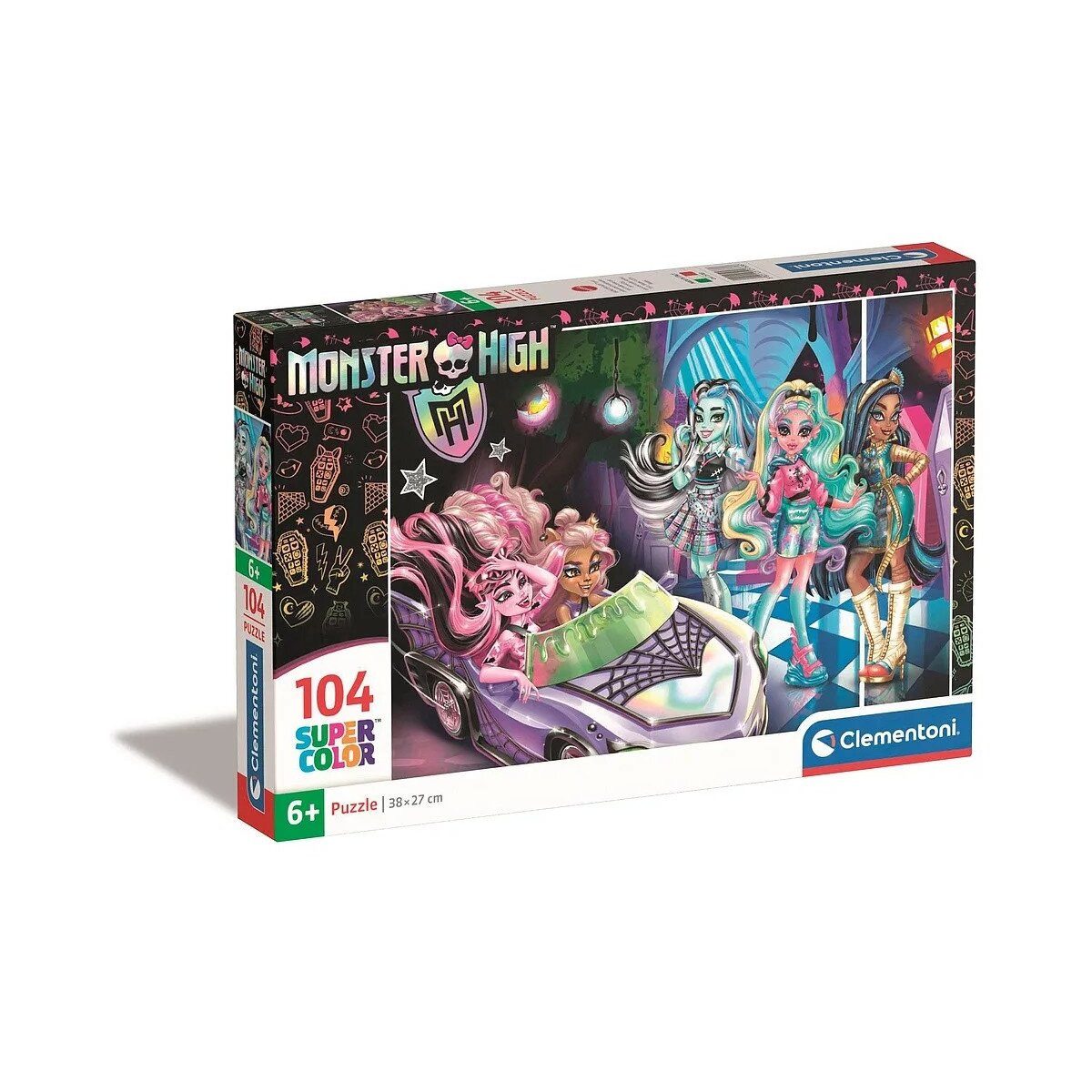 Monster High Lernspielzeug Monster High Car 104-teiliges Puzzle Clementoni