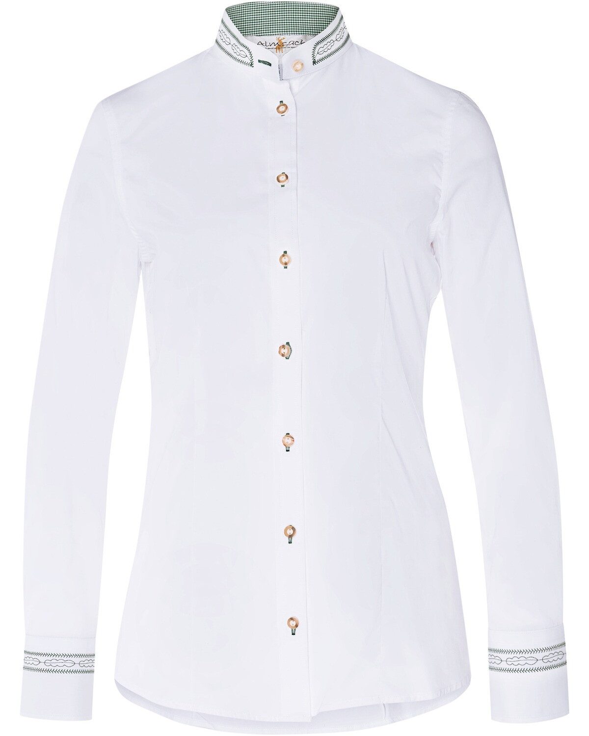 Langarmbluse Stehkragenbluse Susan