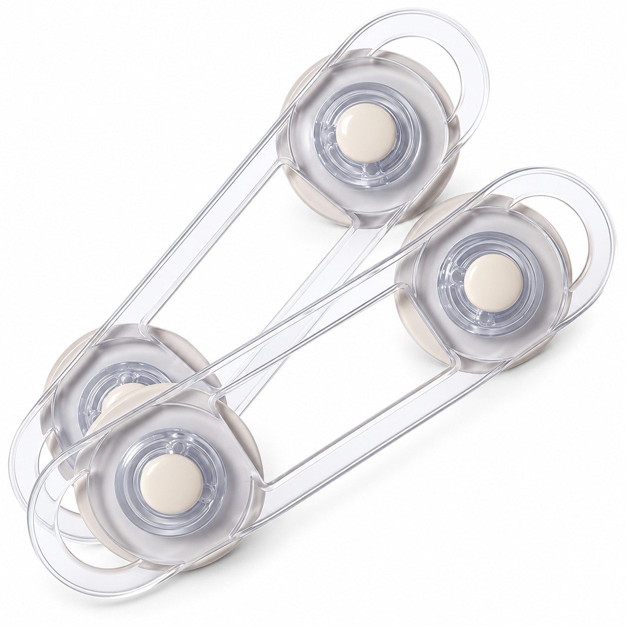 Dreambaby Kindersicherung Mini Türblocker Transparent Türsicherung Türstopper Kindersicherung, Babysicherung Türschutz Baby Sicherheit Kinder Türschutz