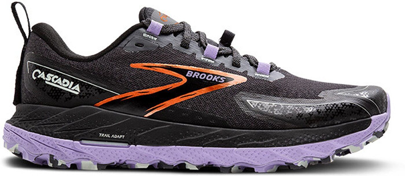 Brooks Cascadia 18 EBONY/SWEET LAVENDER/COPPER Trailrunningschuh