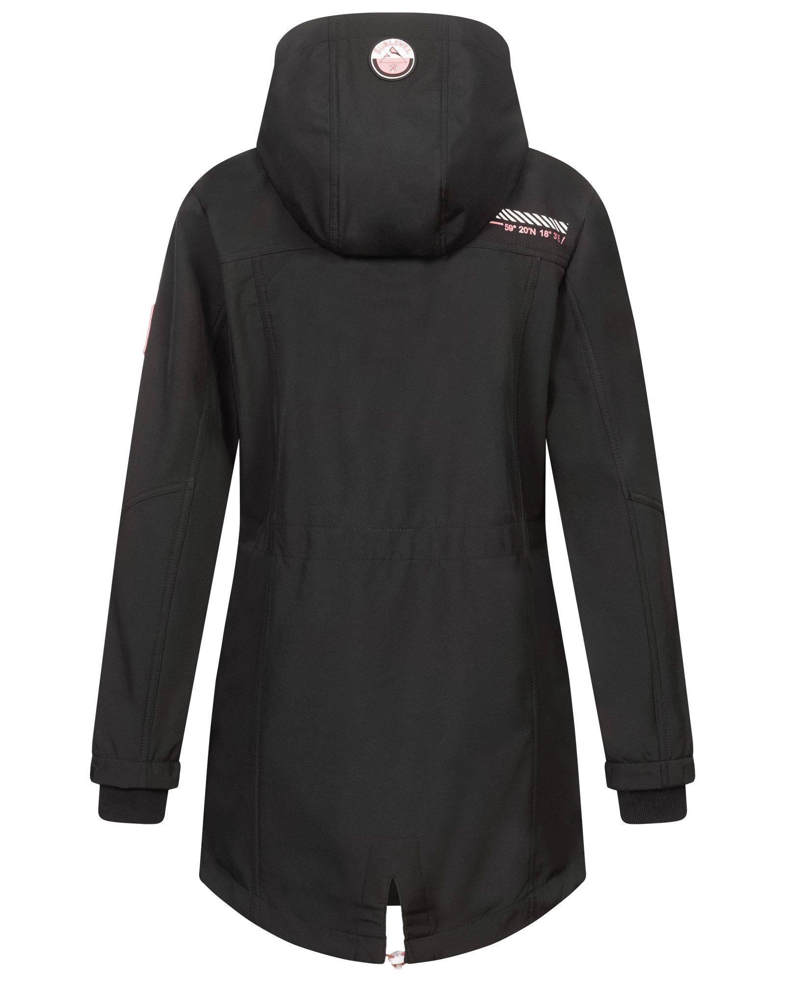 SUBLEVEL Softshelljacke Damen Herbst Winter Jacke Softshell Outdoor Regen Übergangs Jacke