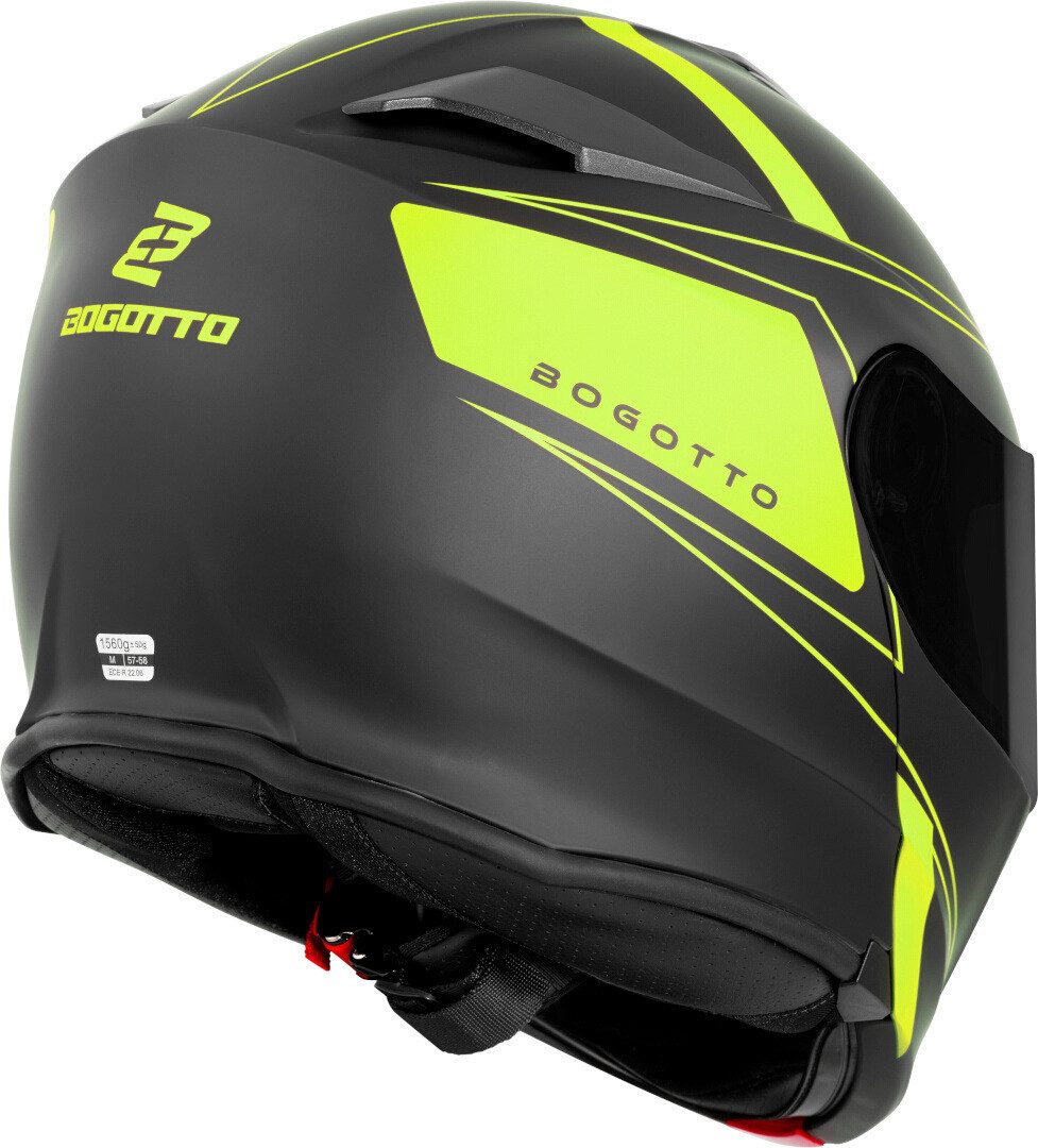 Bogotto Motorradhelm H271 Taog Bluetooth Klapphelm – Bild 3 von 5