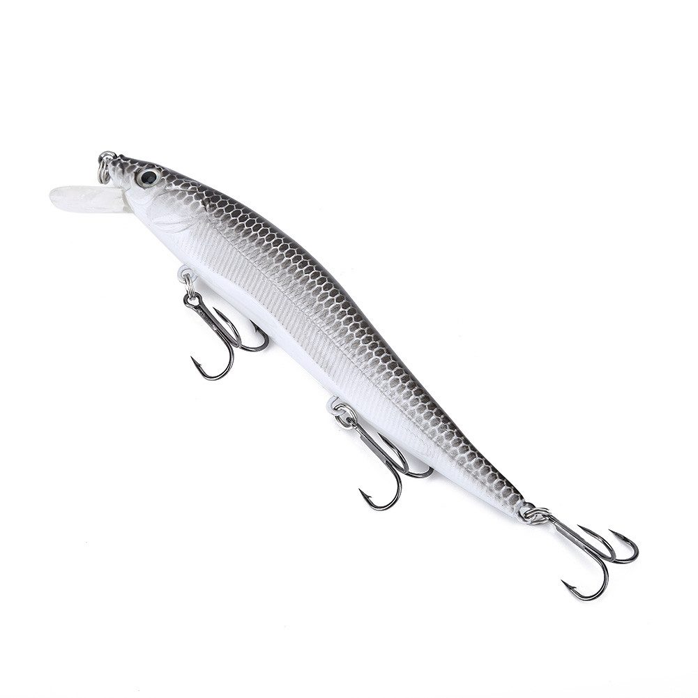 GARRYFIZH Kunstköder Long Tail Fishing Künstlicher lebhafter Köder Minnow-Köder, Hochrealistische Sprühfarbe und naturgetreue Schwimmbewegung