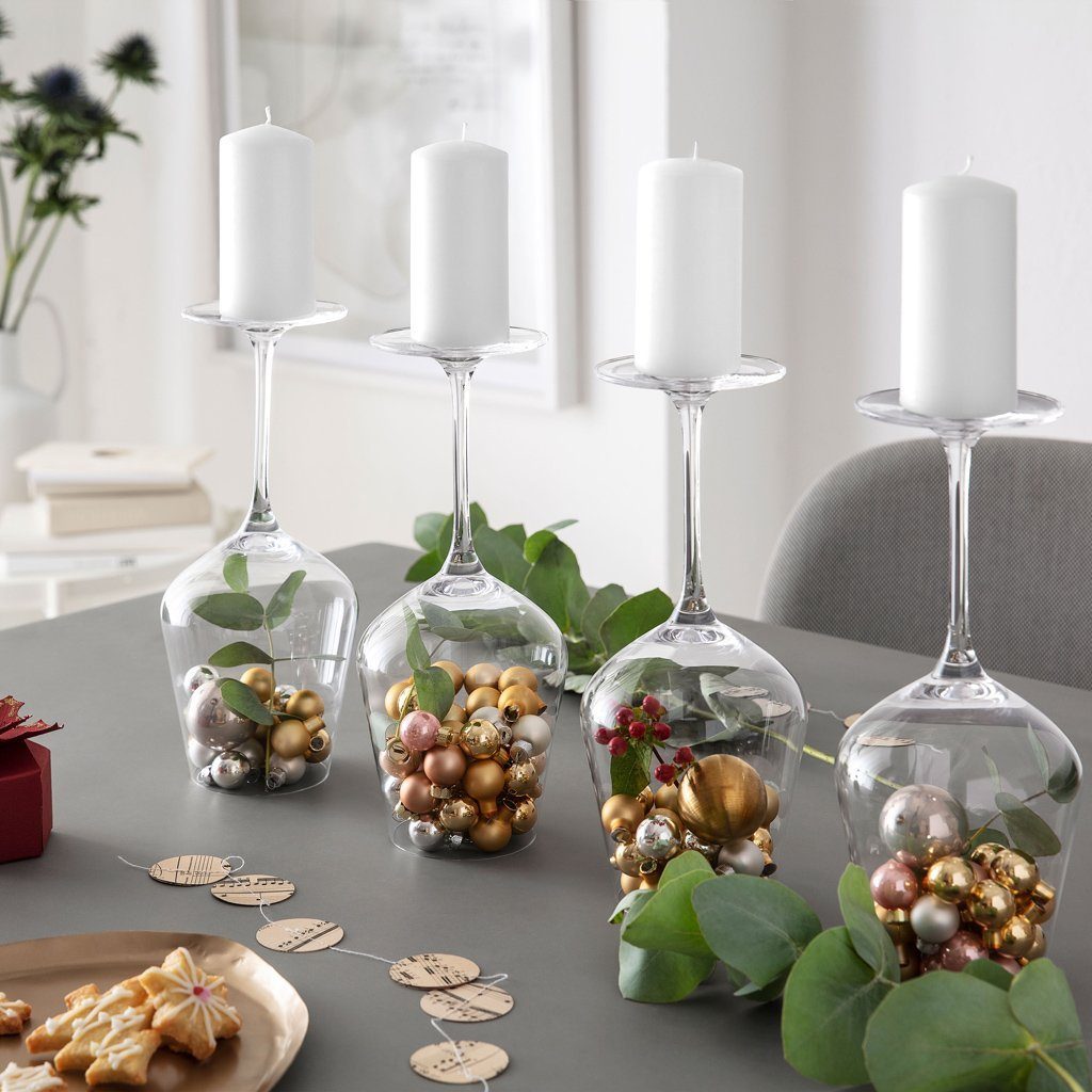 Villeroy & Boch Gläser-Set La Divina Bordeauxkelch, 4 Stück, 4-tlg., Glas, Kristallglas, 4 Stck, spülmaschinenfest