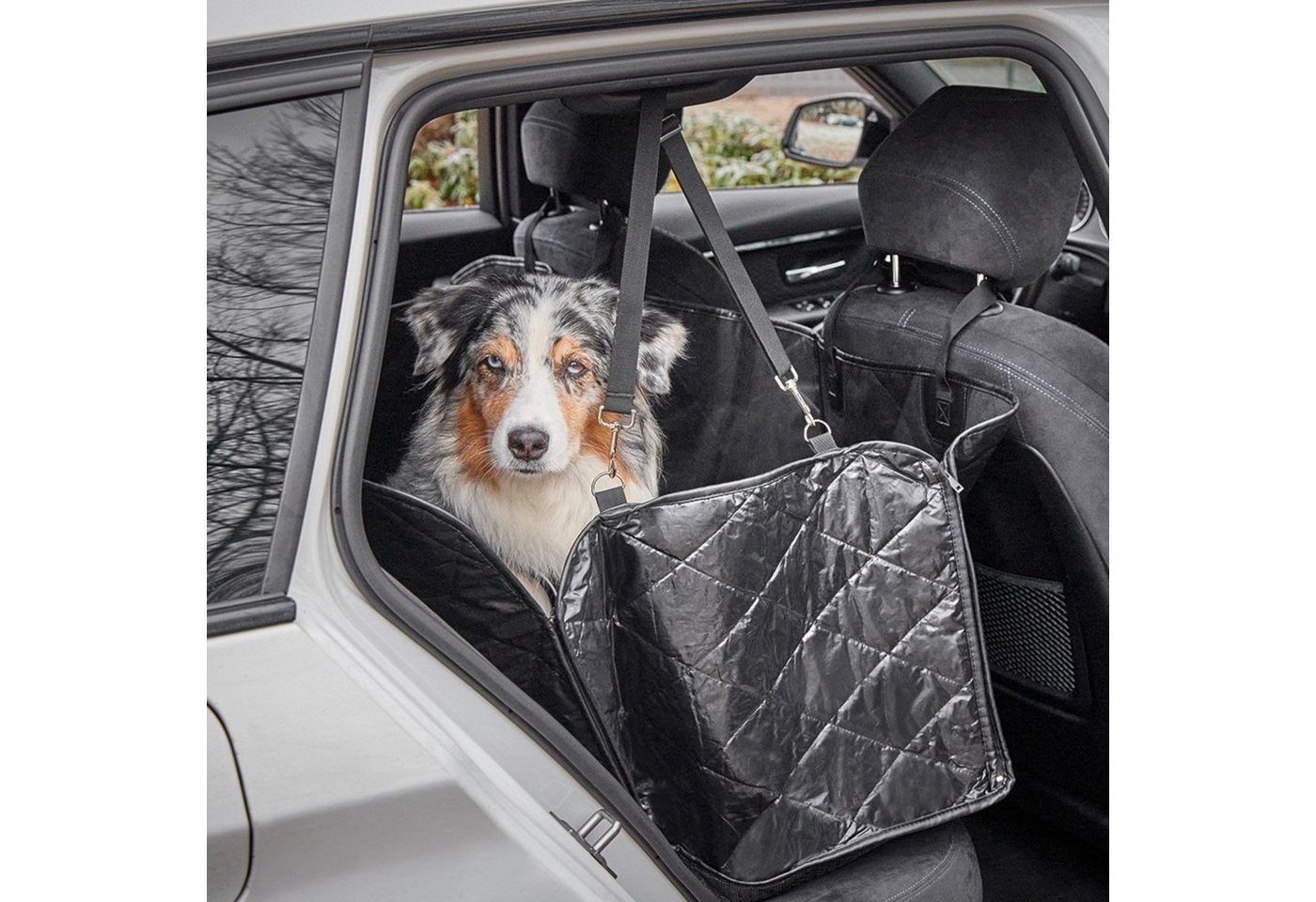 Thumbnail - Wolters Tier-Autoschondecke Clean Car Rückbank-Schondecke für Hunde