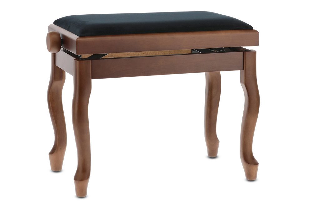 Klavierbank Pianobank Deluxe Höhe 48 bis 57 cm Sitzfläche 52 x 30 cm