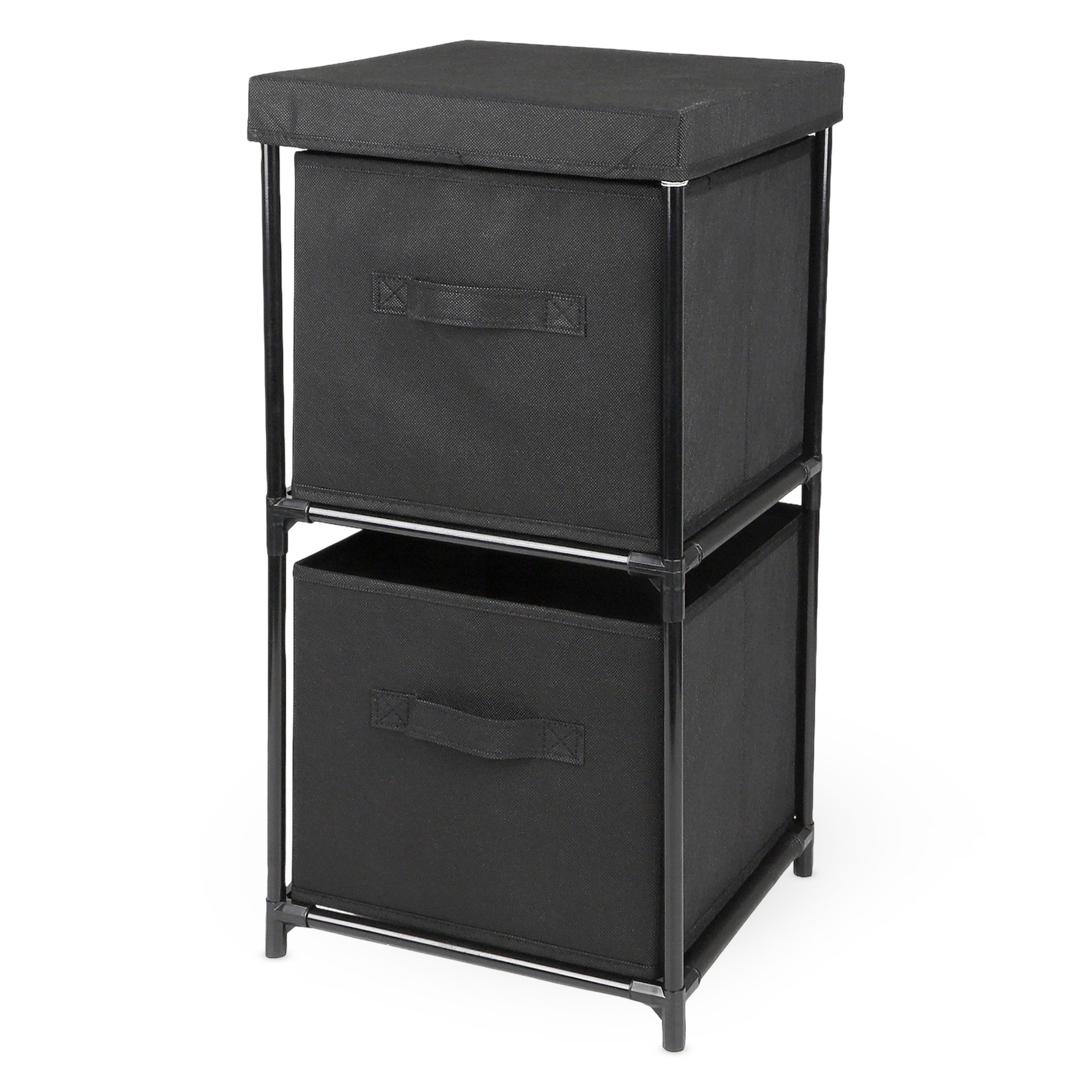 Spetebo Regalwürfel Würfelregal mit Stoff Schubladen, Anzahl 1-tlg., Regalb günstig online kaufen