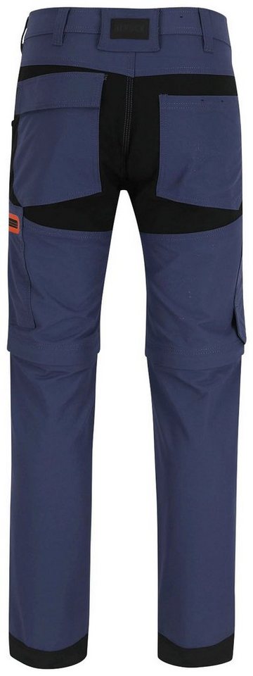 Herock Arbeitshose Tornado Zip Off Multi-Pocket in 4-Wege-Funktions-Stretch,  Hose und Bermuda in einem, Schnell trocknenden und Feuchtigkeitsableitenden  Funktionen