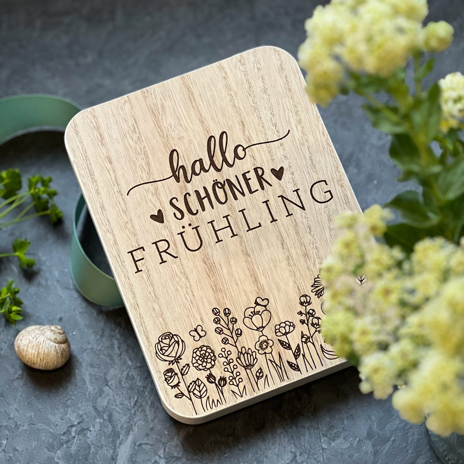 Spruchreif® Dekofigur Spruchtafel, DekoTafel mit Spruch