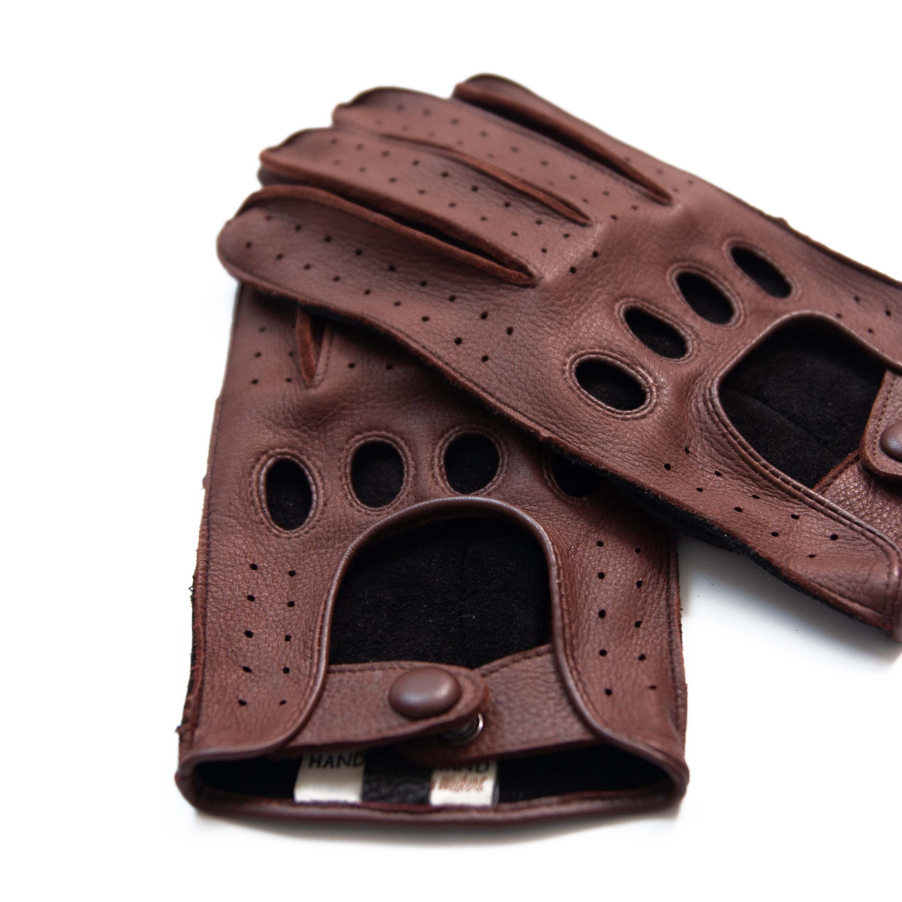 Hand Gewand by Weikert Lederhandschuhe BRAD- Hirschleder Auto-Handschuhe, h günstig online kaufen