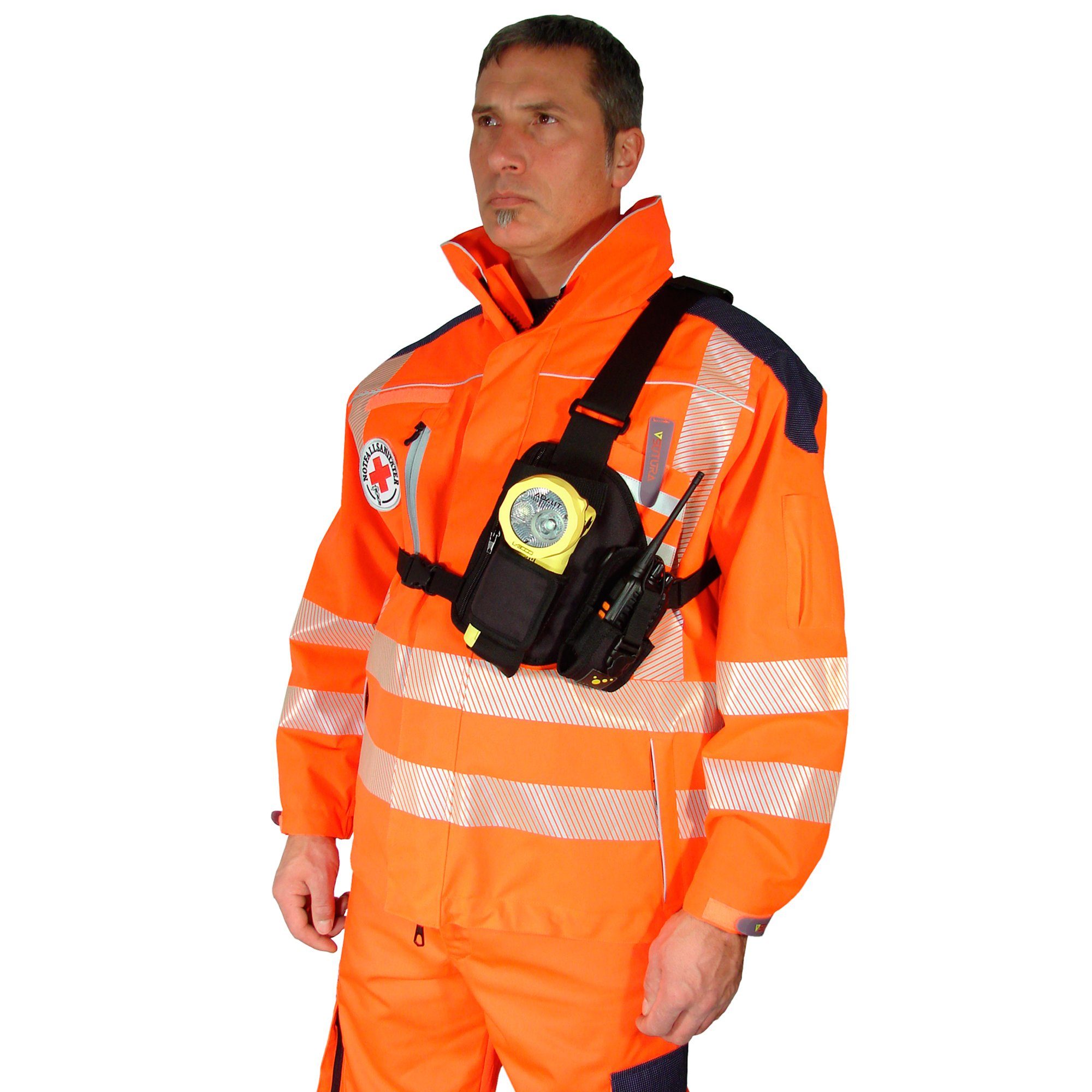 tee-uu Arzttasche tee-uu CHEST Funkgeräte-Harnisch Schwarz 19,5 x 21,5 x 4, günstig online kaufen