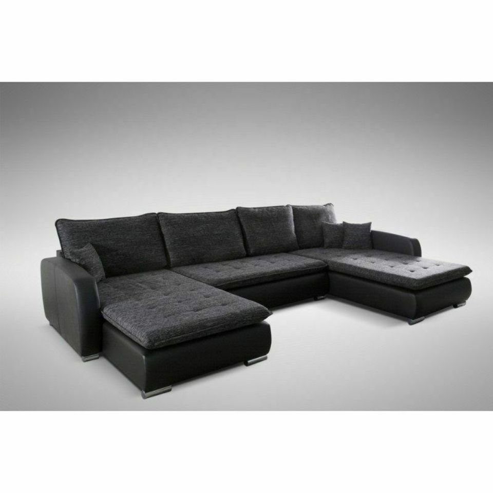 JVmoebel Sofa, Design Ecksofa Sofa Elena Bettfunktion Couch Polster Sitz