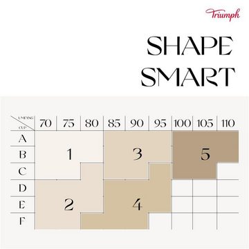 Triumph Schalen-BH Shape Smart P (1-tlg) mit Mesh-Einsätzen, bügelloser BH