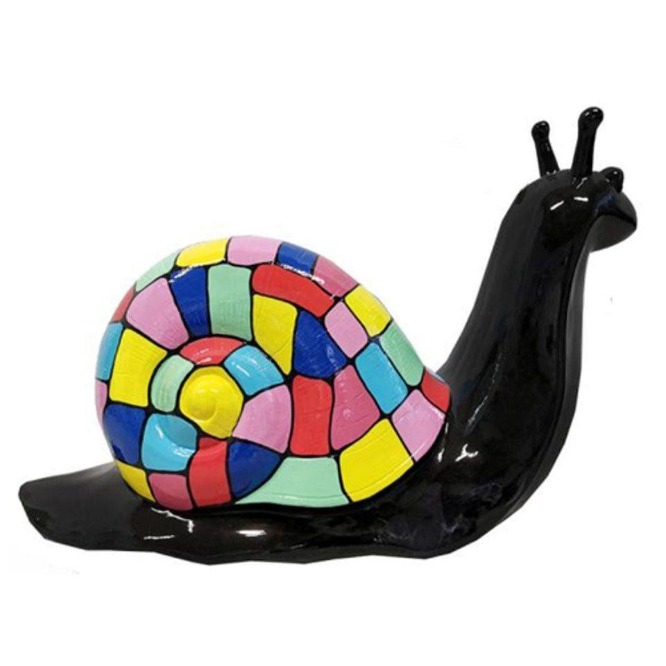 Dekofigur Abstrakte Schnecke Figur Skulptur Deko Garten Design Statuen