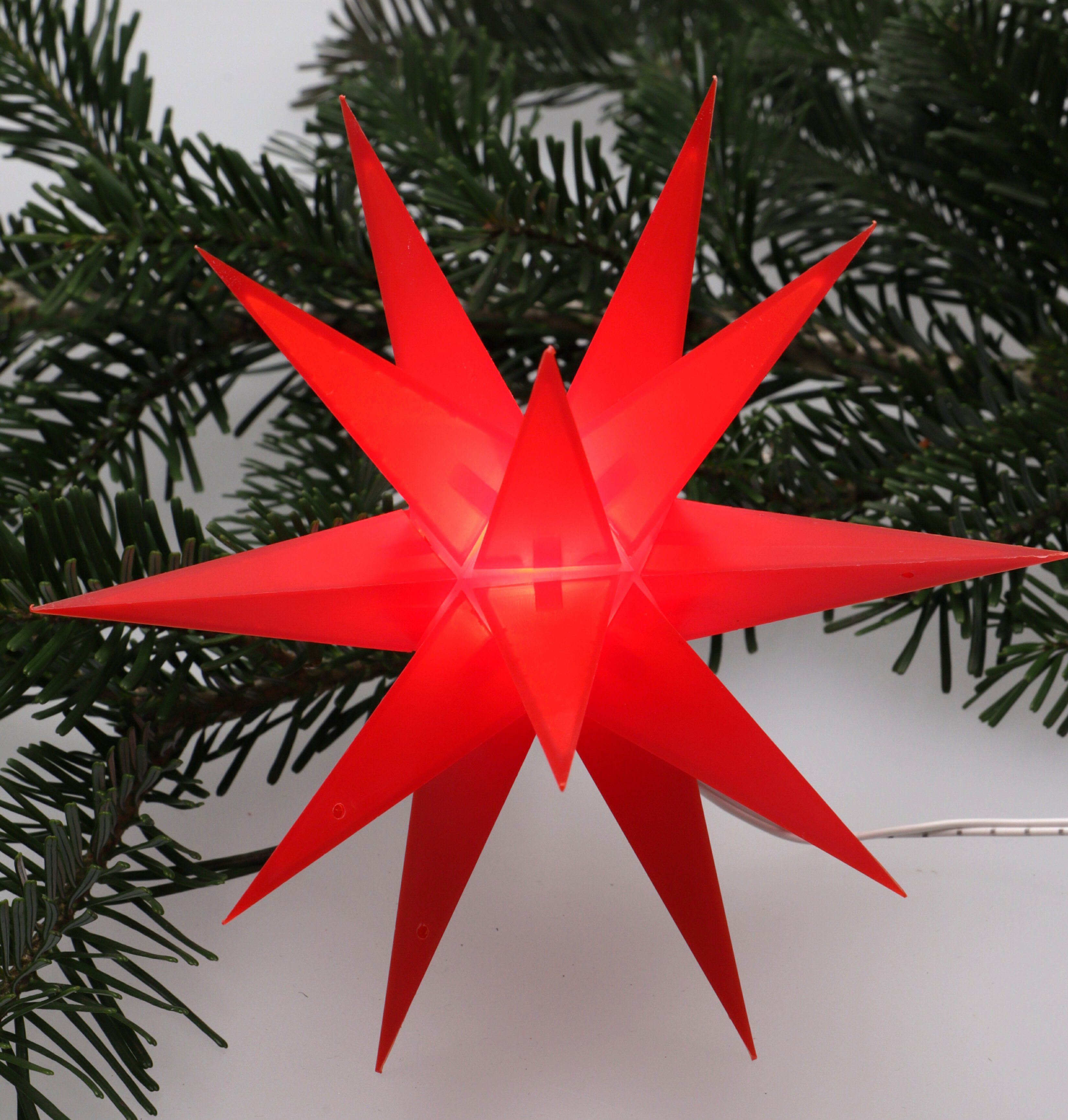 Guru-Shop LED-Stern für außen LED Ministern Baltasar für innen und außen -.., LED-Leuchtmittel fest verbaut