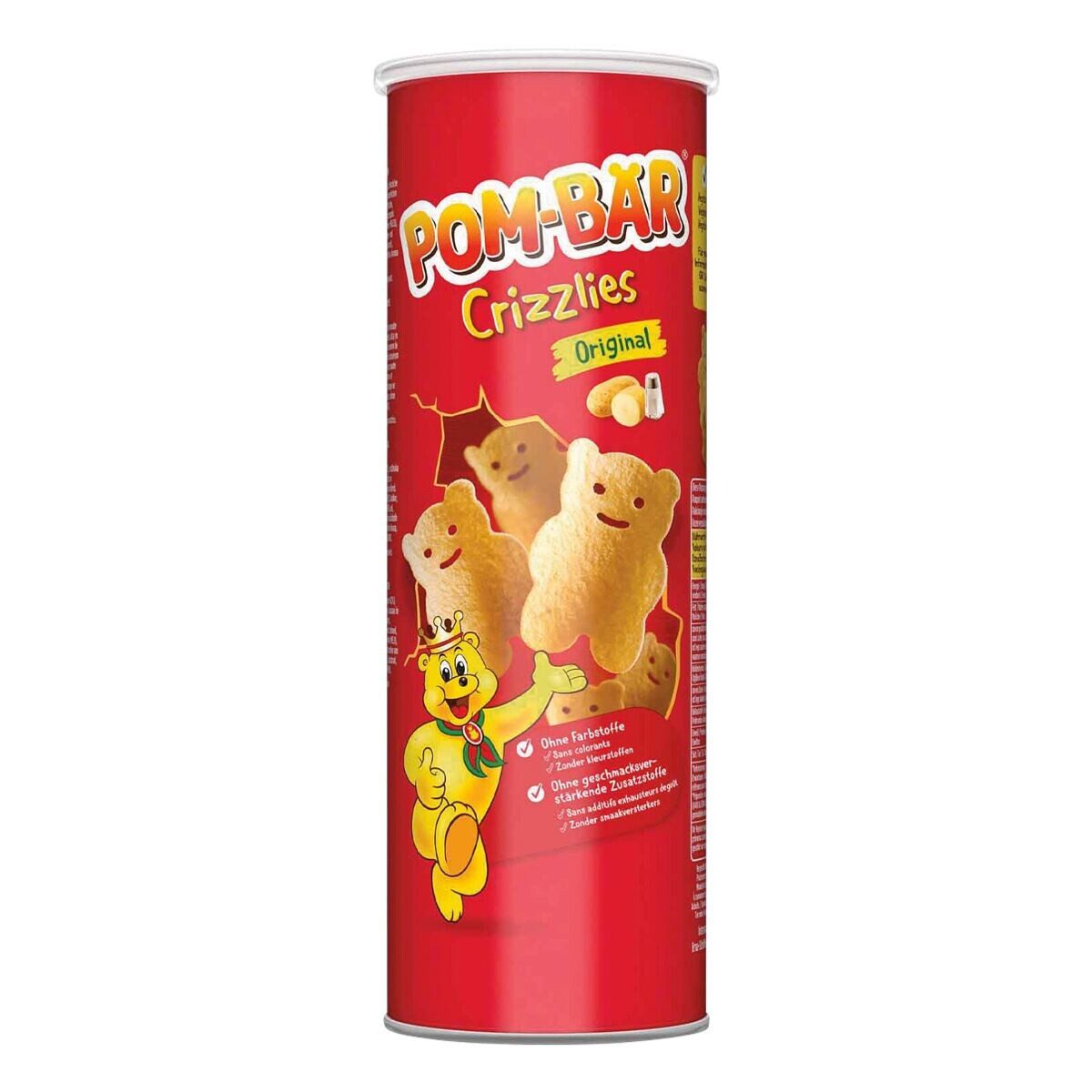 Pom-Bär Knabberei Crizzlies - Original, Kartoffelchips 155 g