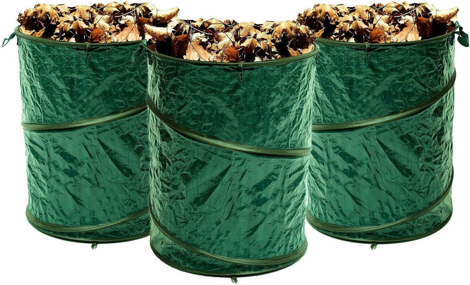 VABIONO Gartensack Gartenabfallsack Pop-Up Gartentasche je 150 Liter – 3 bis 6-er Set, für 150 Ltr., (selbstaufstehend, 3-tlg), kostenloser Versand
