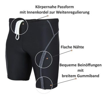 Aquarti Badeshorts Aquarti Herren Badehose Knielang Schwimmhose Jammer