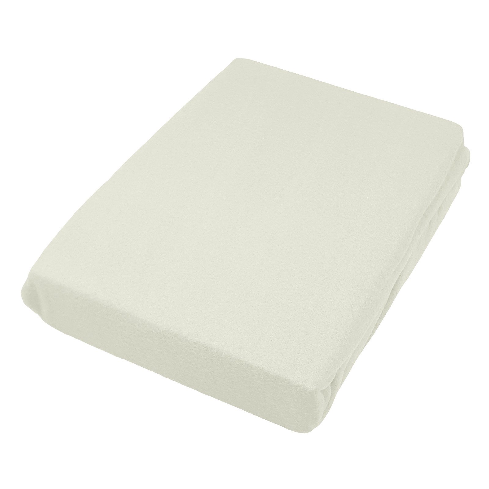 Spannbettlaken Thermo Fleece 90/140/180x200 cm in Natur