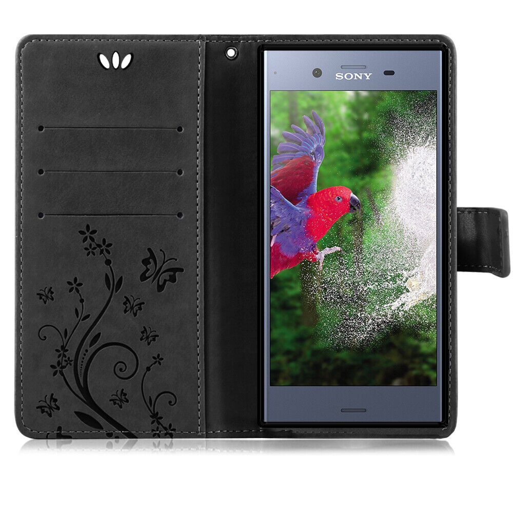 betterfon Handyhülle Handytasche für Sony Schutzhülle Klapphülle, Bookstyle-Hülle: Magnetverschluss 3 Kartenfächer & Standfunktion