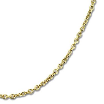 GoldDream Goldkette GoldDream Damen Colliers Halskette 36cm (Colliers, Collier), Damen Colliers Halskette 36cm, 333 Gelbgold - 8 Karat, Farbe: goldfarb