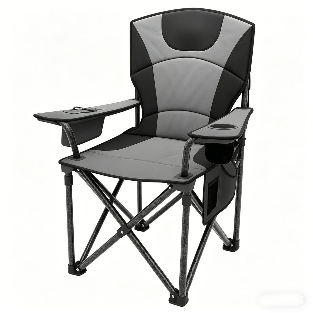 Campingstuhl Faltbarer Campingstuhl Angelstuhl mit hoher Rückenlehne