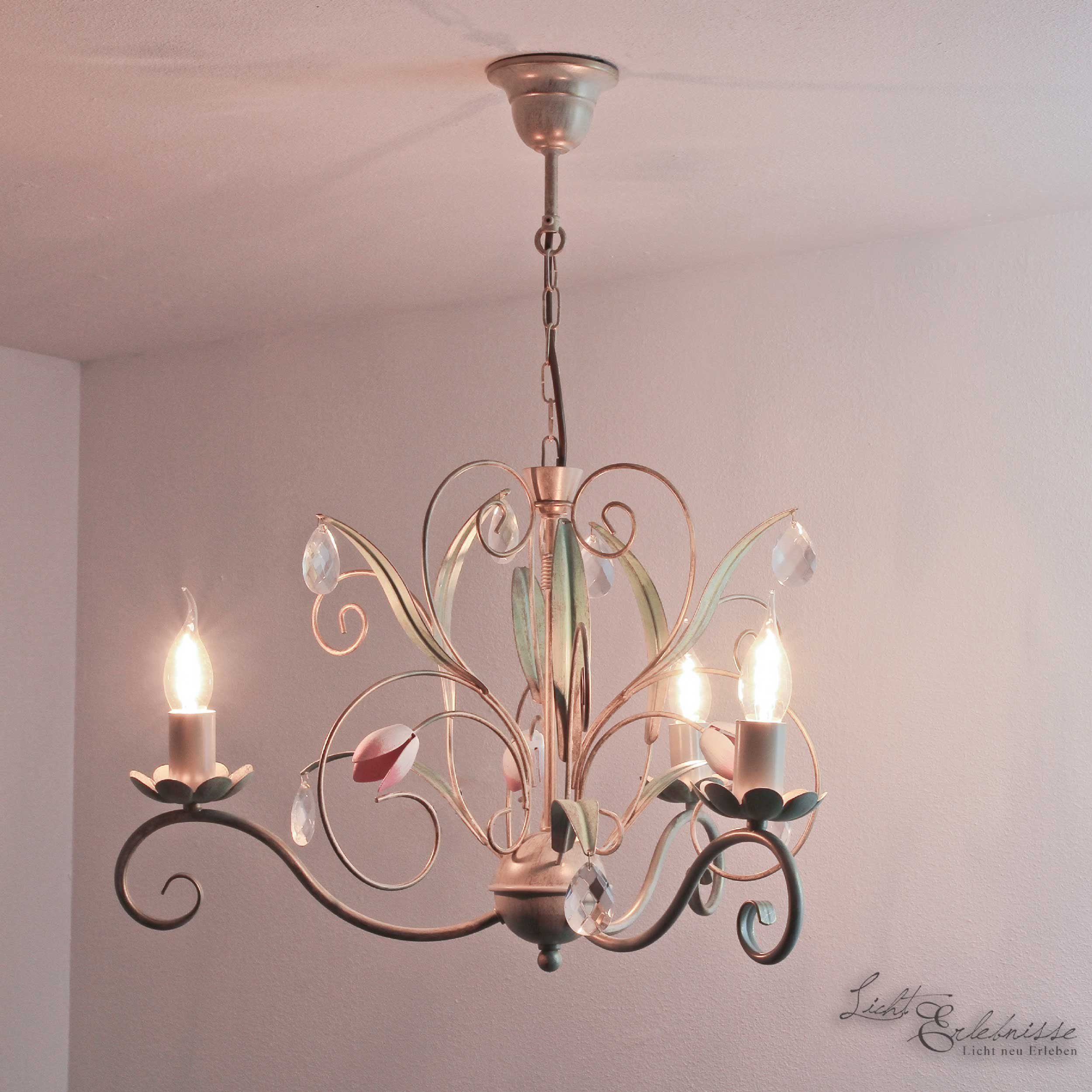 Licht-Erlebnisse Kronleuchter LUCE, ohne Leuchtmittel, Deckenspot günstig online kaufen