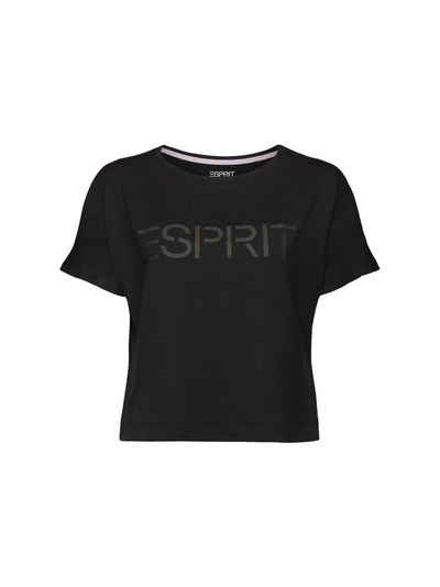 esprit sports T-Shirt Jersey-T-Shirt mit Logo (1-tlg)
