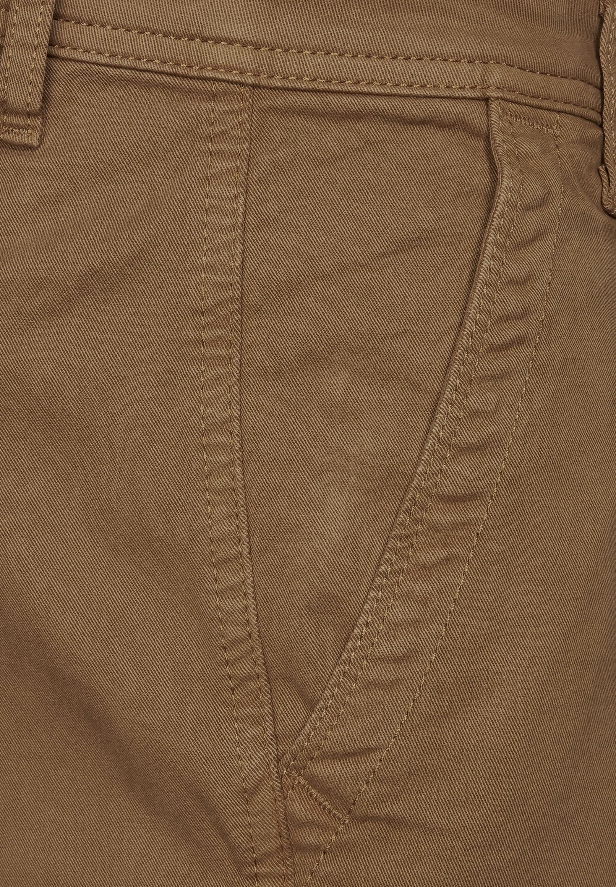 mit brown Chinohose Baumwolle Stretchanteil ONE aus urban STREET MEN