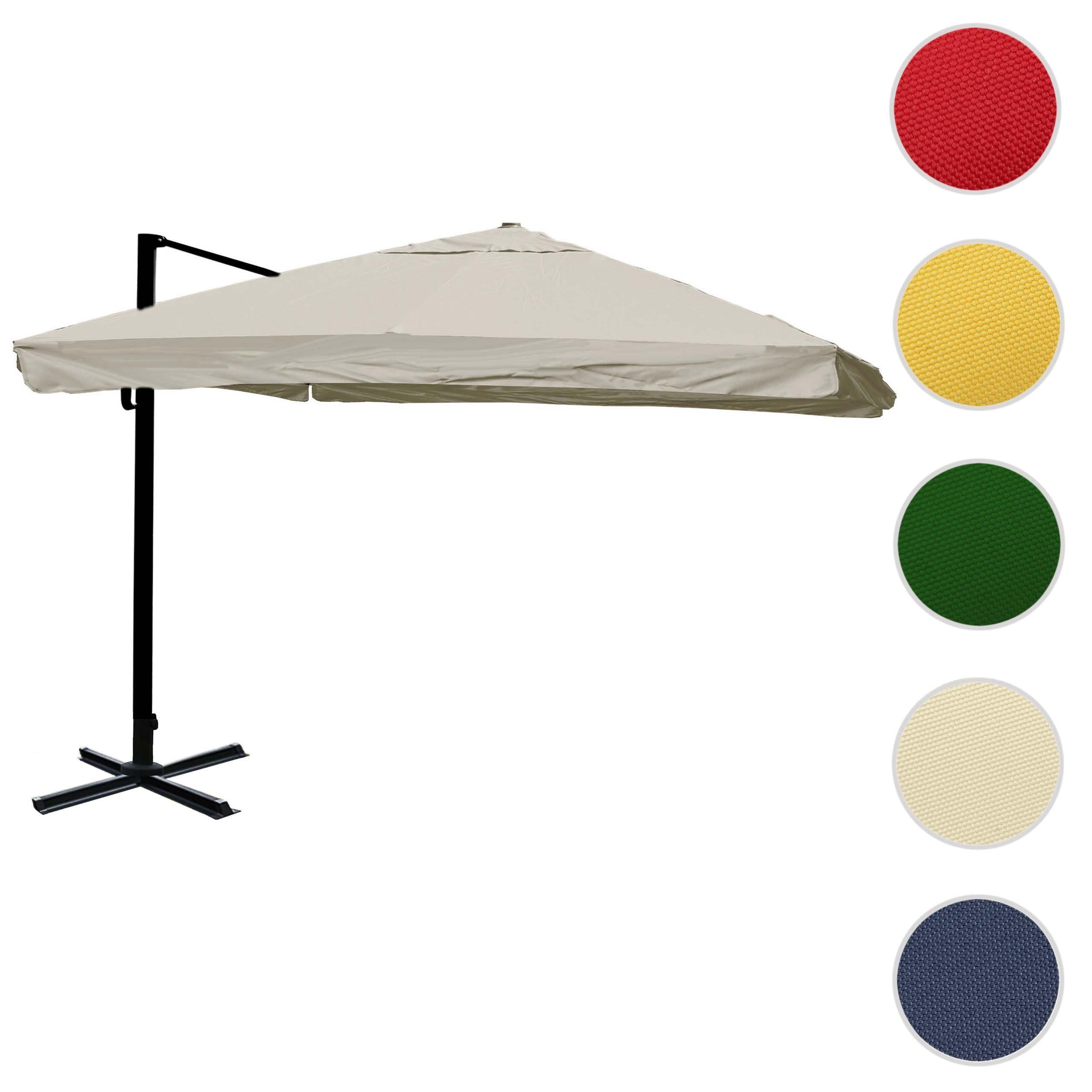Thumbnail - MCW Ampelschirm MCW-A96-7, LxB: 300x400 cm, 5-facher Höhen-/ Neigungswinkelverstellung, Windwiderstandsklasse 2