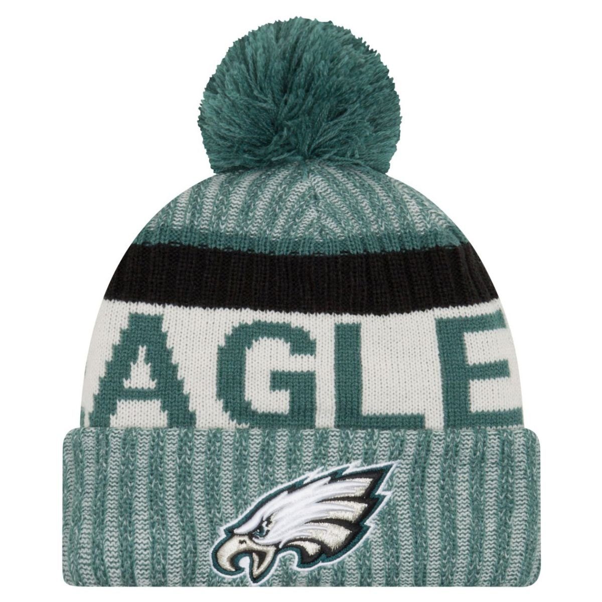 New Era Fleecemütze NFL SIDELINE Bobble Philadelphia Eagles